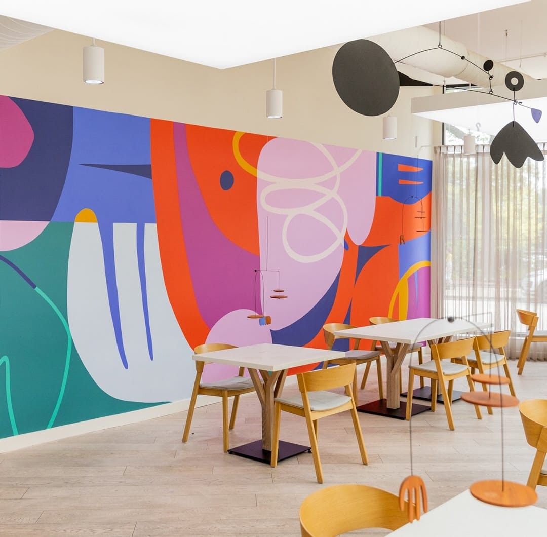 Emmy Star Brown's Vivid Murals Channel Youthfulness and Play4