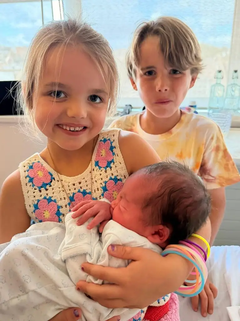 Vogue Williams reveals newborn son's sweet name after last-minute change of heart0