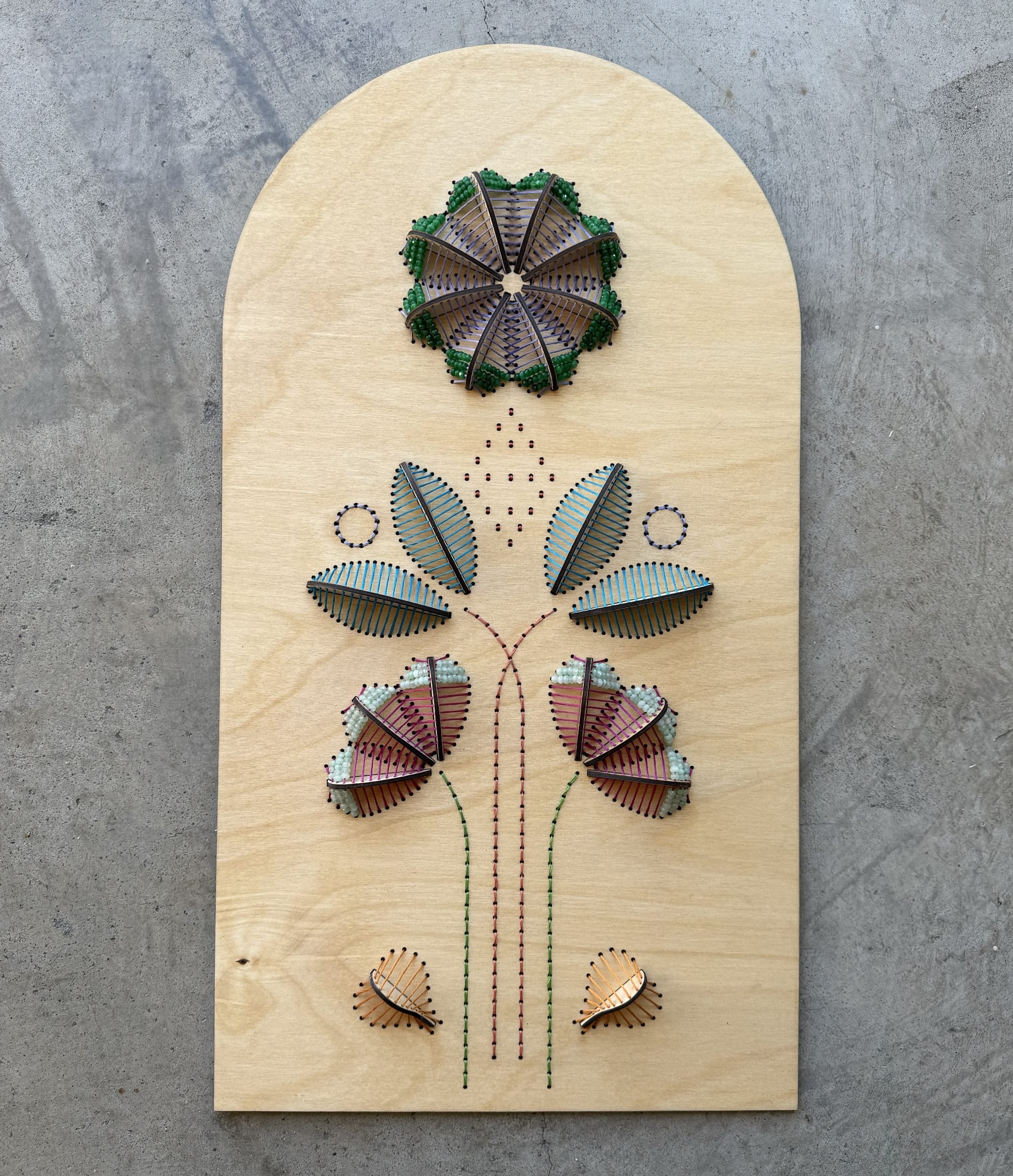 Nosheen Iqbal Translates Islamic Ornament into Meticulous Wood-and-Thread Patterns3
