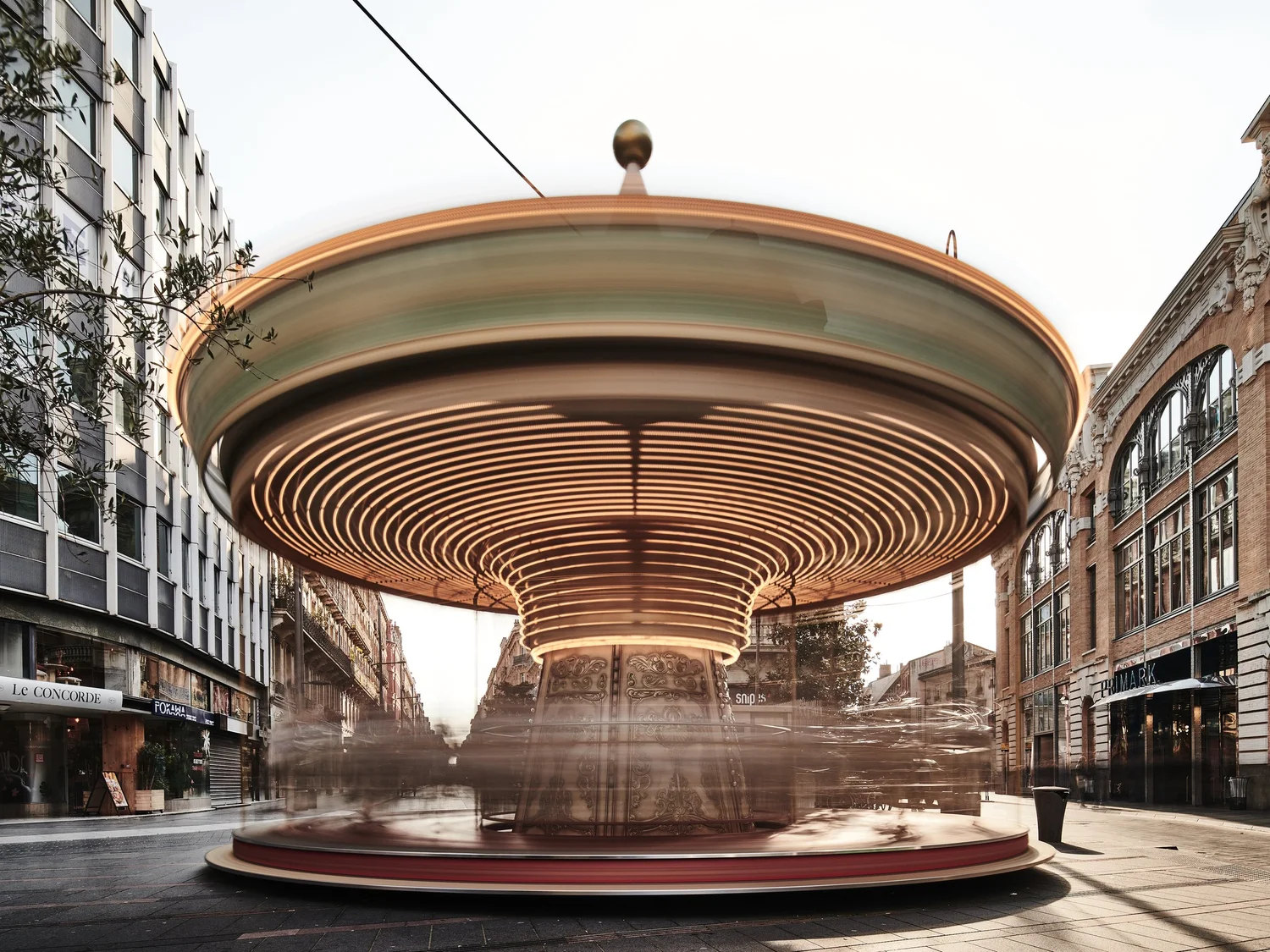 Europe's Carousels Eternally Whirl in Luca Battaglia's Nostalgic Photos0