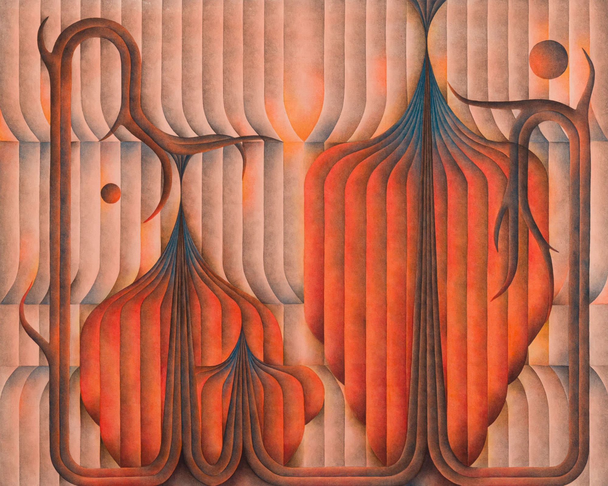 Symmetry and Biomorphic Forms Characterize Roberta Gentry's Sensual Paintings4