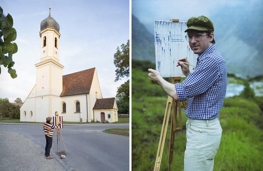 A Collaborative Duo Pokes Fun at Plein Air Painting Through Photographic Series4