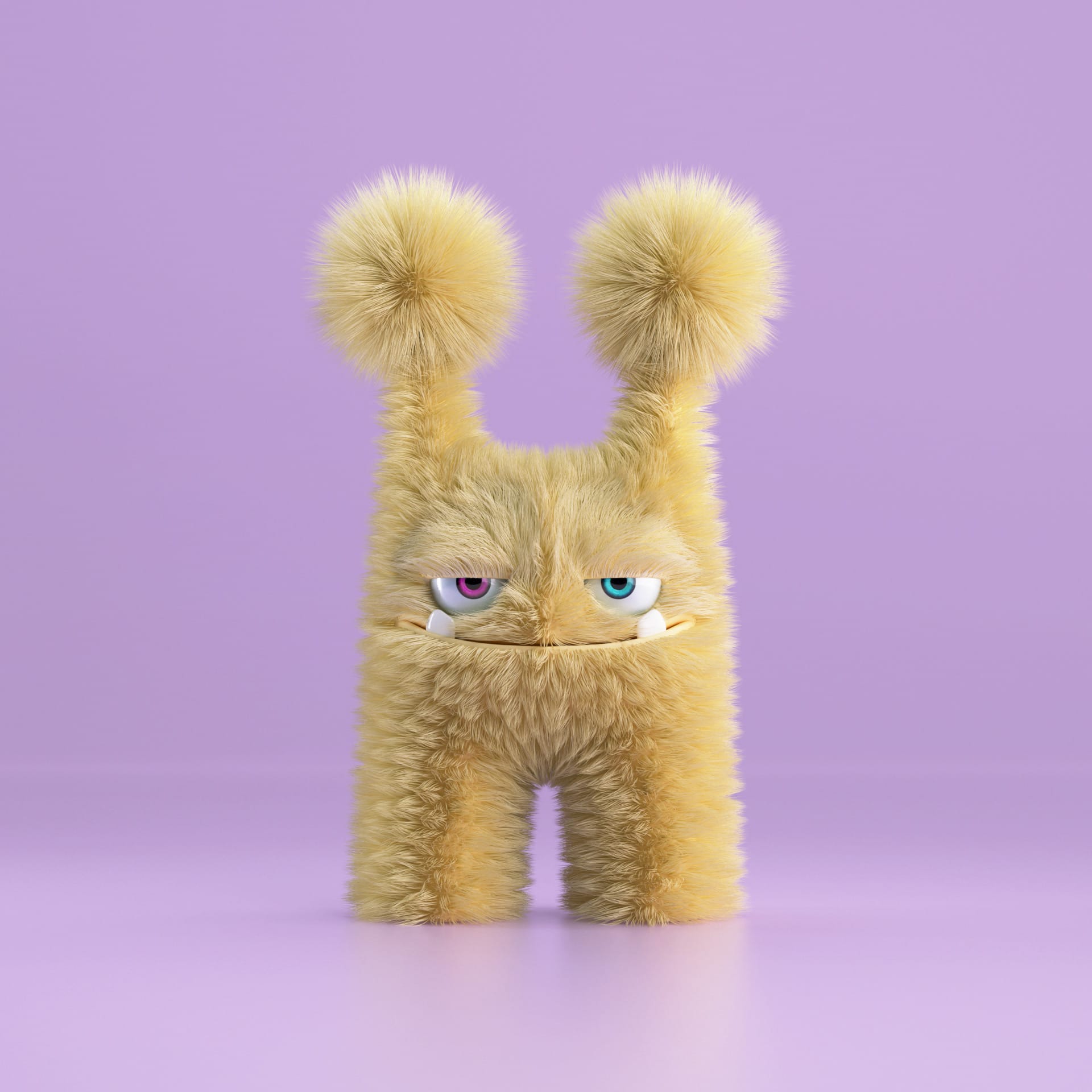 Mischievous Monsters Smirk and Grin in Fuzzy Alphabet Collection by Jose Arias3