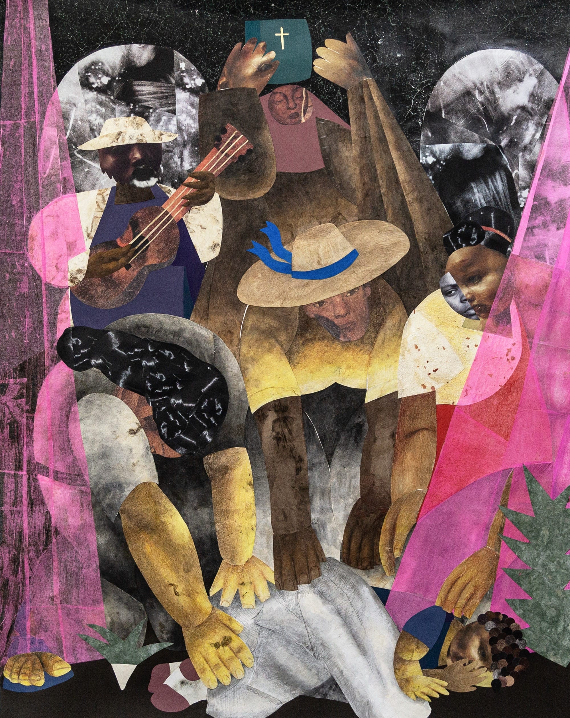 Lush Mixed-Media Collages by Clotilde Jiménez Piece Together an Artist's Lineage2