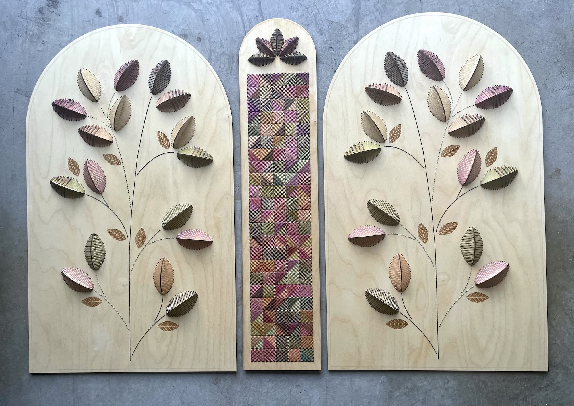 Nosheen Iqbal Translates Islamic Ornament into Meticulous Wood-and-Thread Patterns1