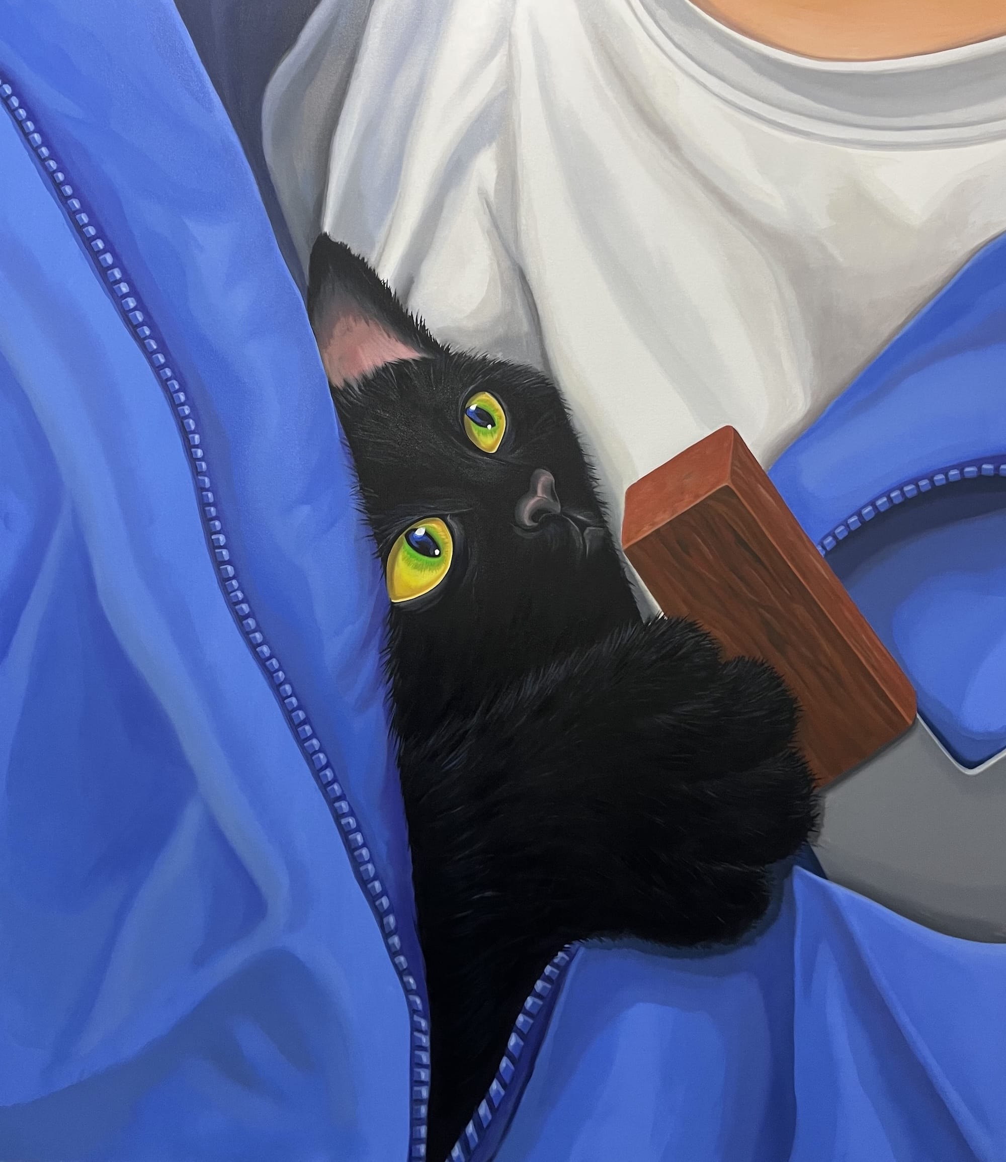 Mischievous Cats Rule in Minyoung Kim's Affectionately Quirky Paintings5