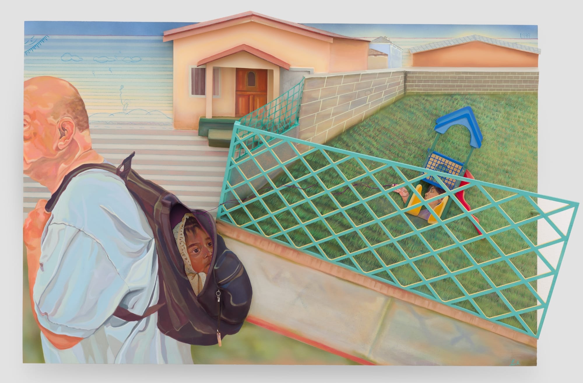 Estefania Ajcip's Sculptural Paintings Unite the Memories of a Separated Family9