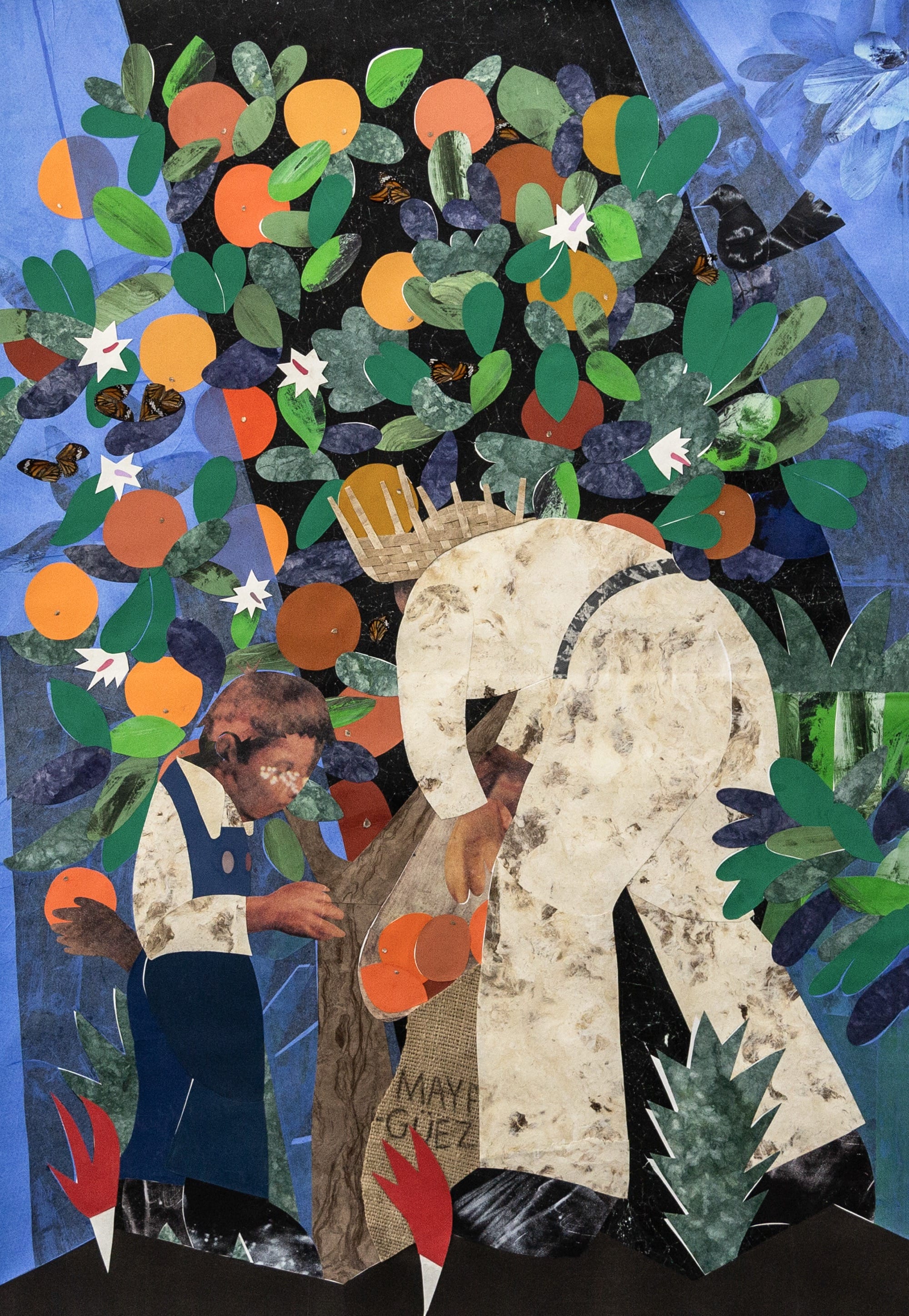 Lush Mixed-Media Collages by Clotilde Jiménez Piece Together an Artist's Lineage0