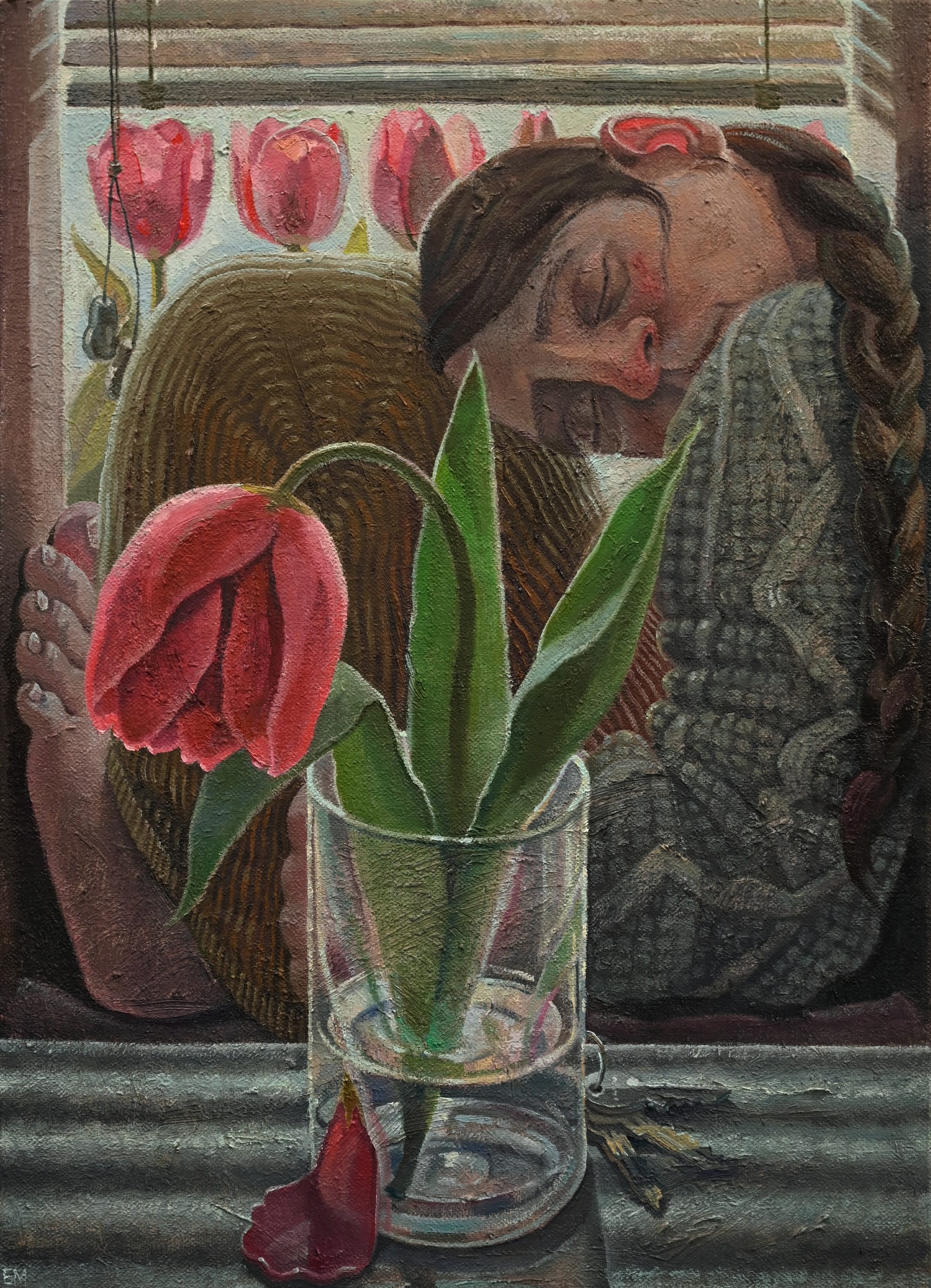 Denizens of a Crowded City Populate Erin Milez's Dense Paintings3