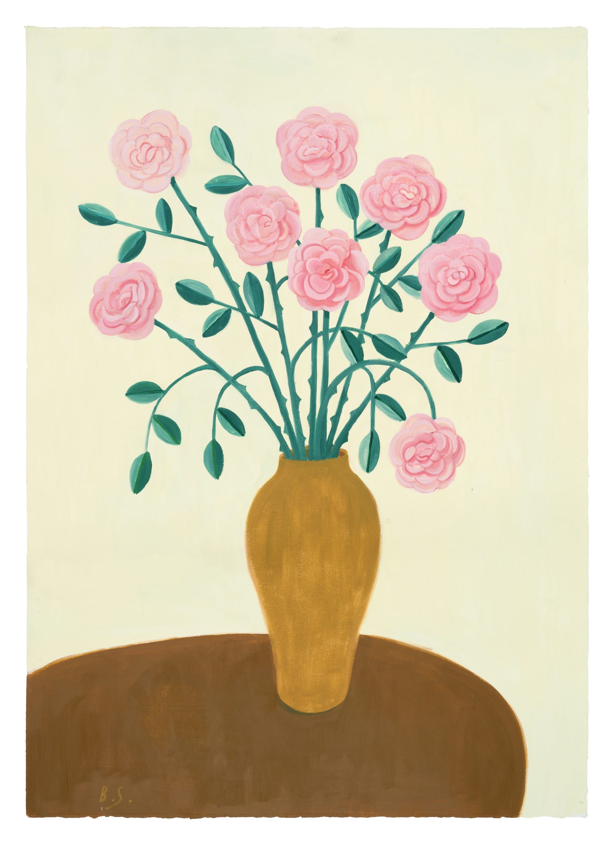 Pattern and Bold, Saturated Color Commingle in Ben Sledsens' Rhythmic Paintings2