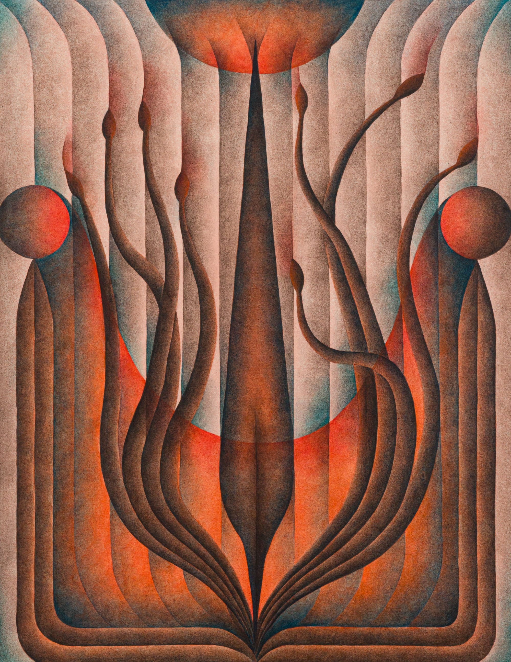 Symmetry and Biomorphic Forms Characterize Roberta Gentry's Sensual Paintings8