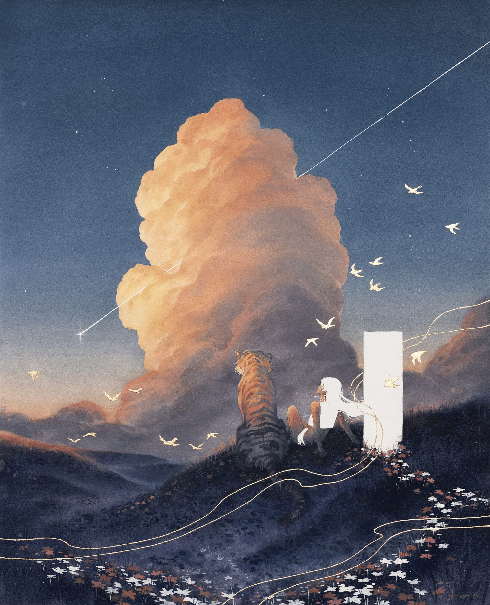 Watercolors by kelogsloops Traverse the Emotional Terrain of Love and Loss3