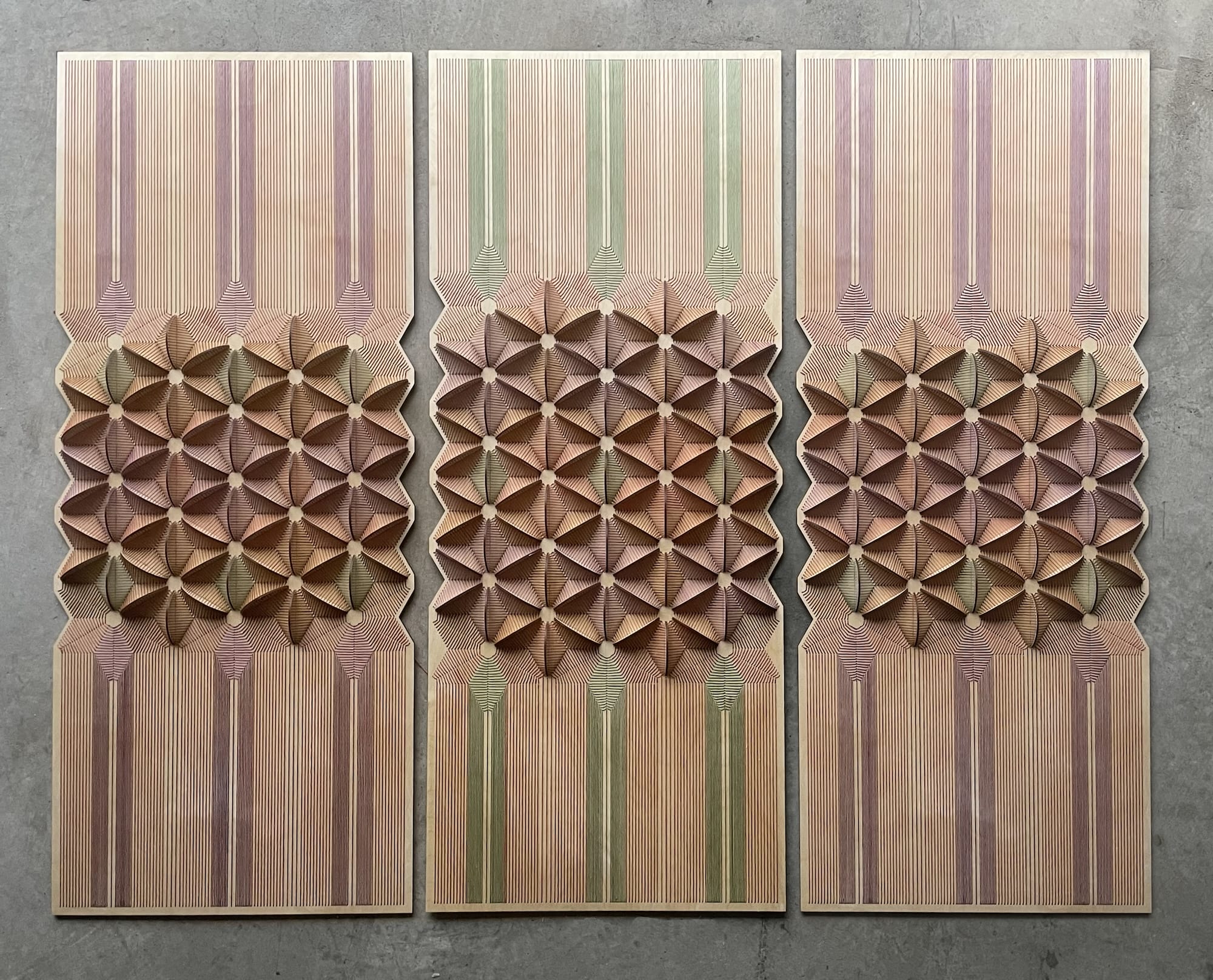 Nosheen Iqbal Translates Islamic Ornament into Meticulous Wood-and-Thread Patterns4