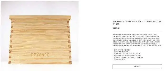 Billionaire Beyonce slammed for selling $1k empty box: 'You have lost your mind'2