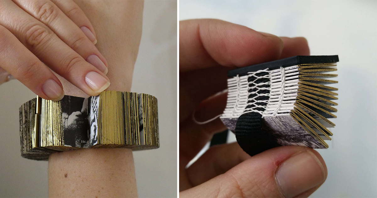 1,400 Pages of Rembrandt's Hand Drawings Fill a Wearable Book Bracelet1