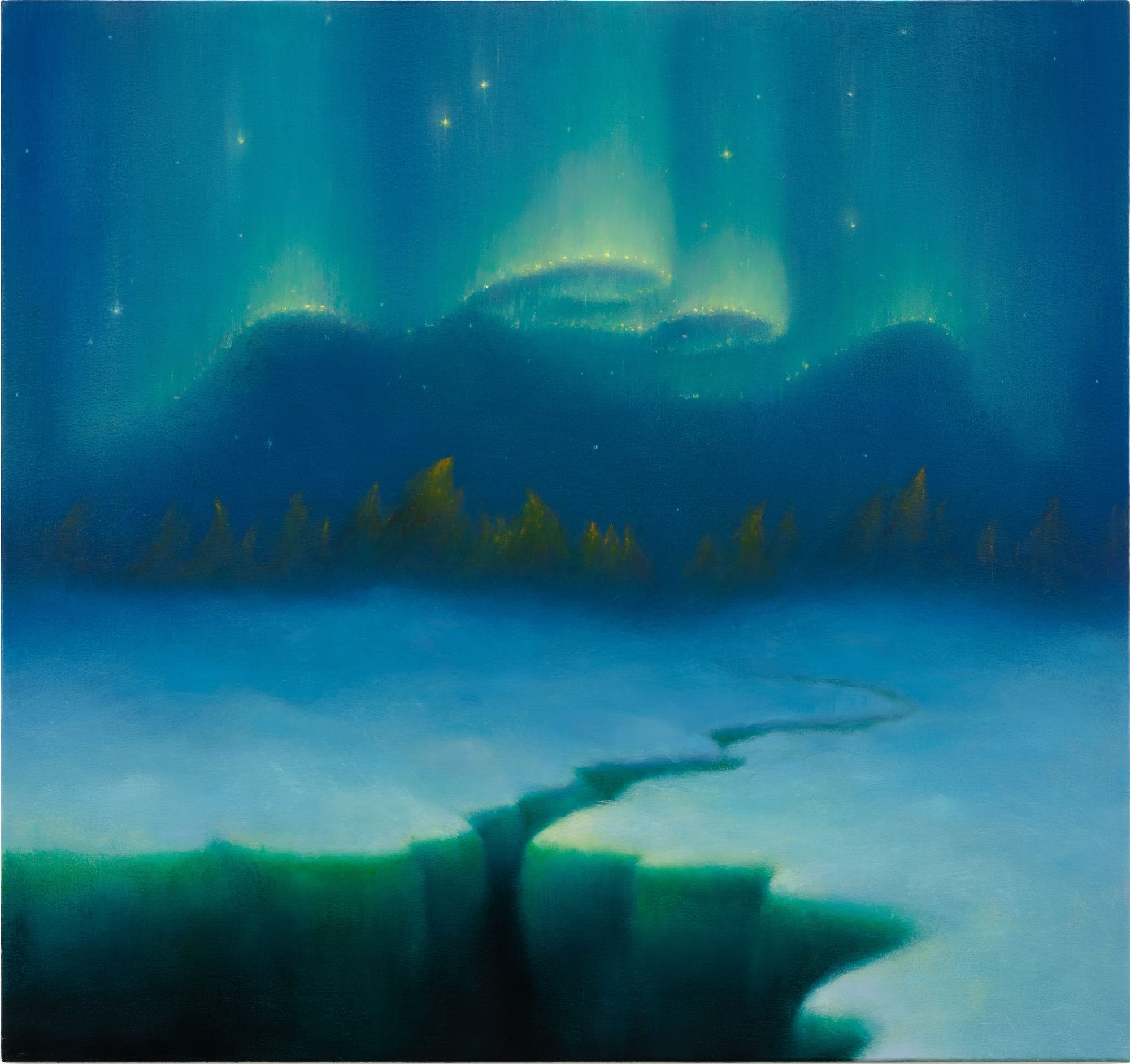 Red Moons and Lightning Illuminate Sarah Lee's Uncanny Landscapes7