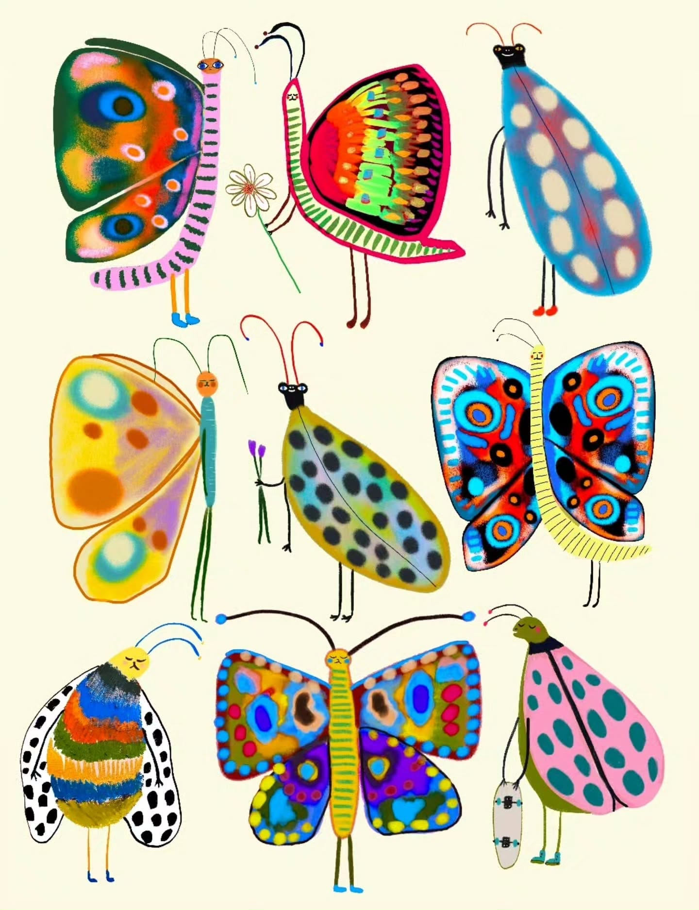 Playful Patterns Adorn Ashley Percival's Collections of Creatures6