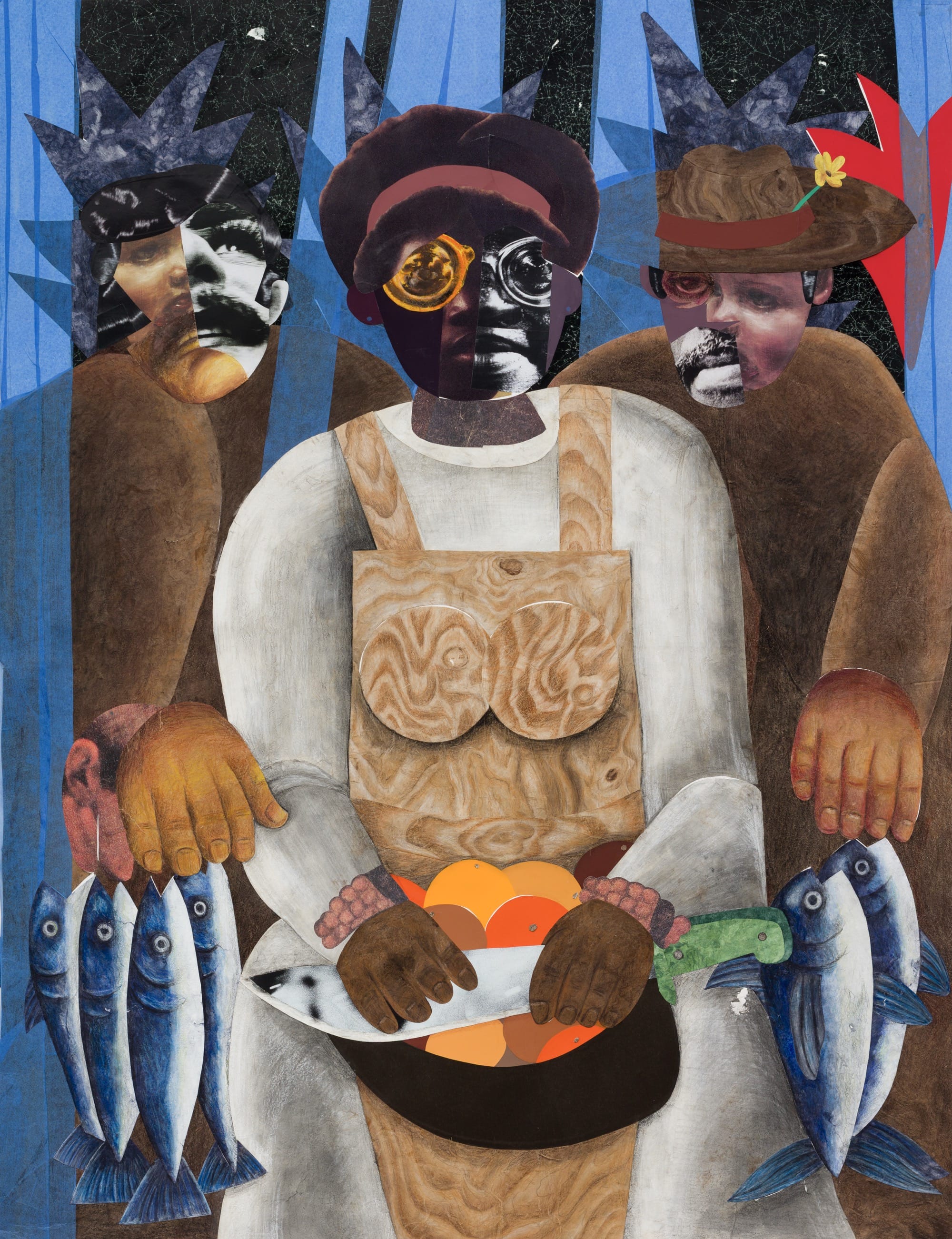 Lush Mixed-Media Collages by Clotilde Jiménez Piece Together an Artist's Lineage4