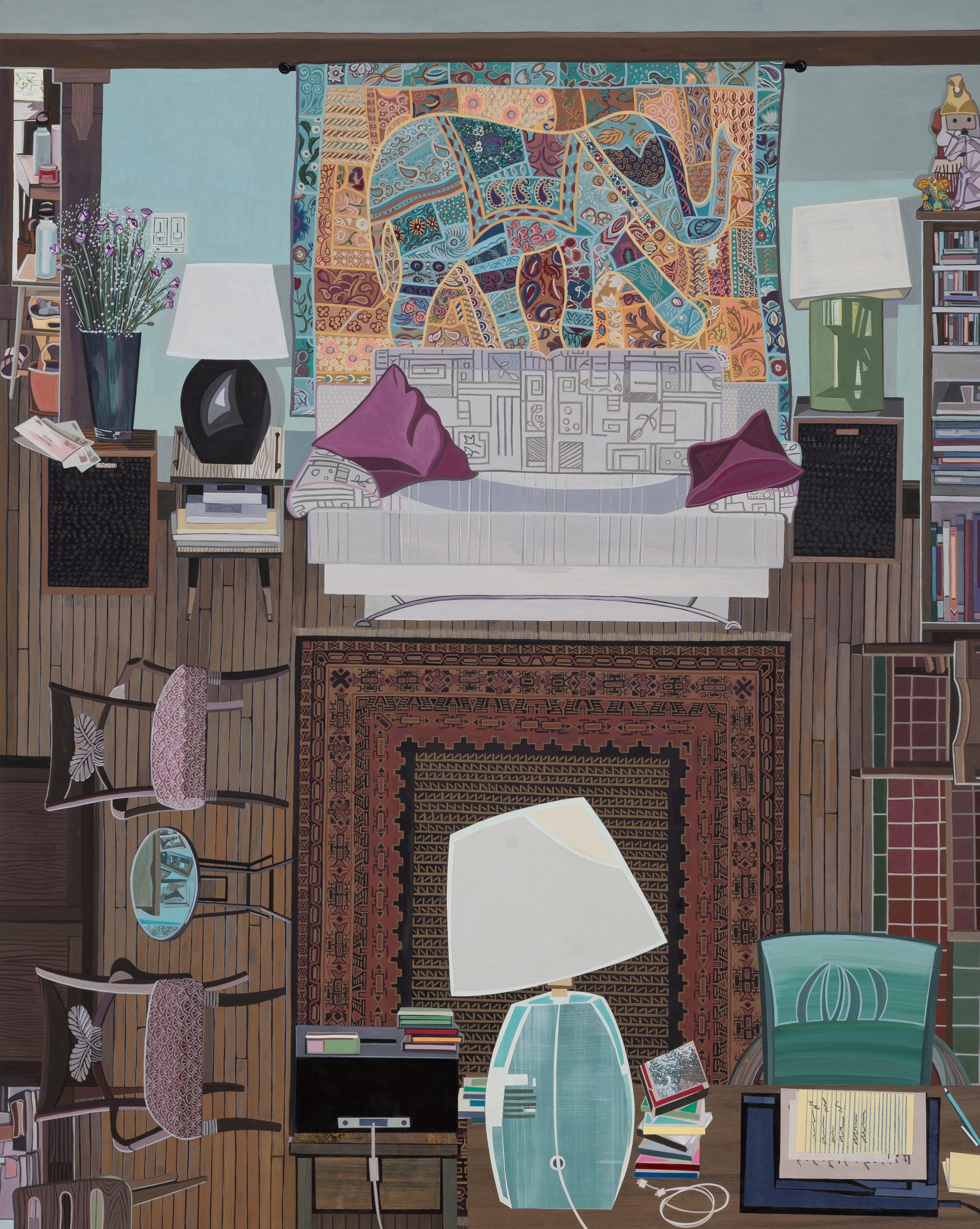 Ann Toebbe's Skewed Paintings Transform Architectural Spaces into Cherished Places5