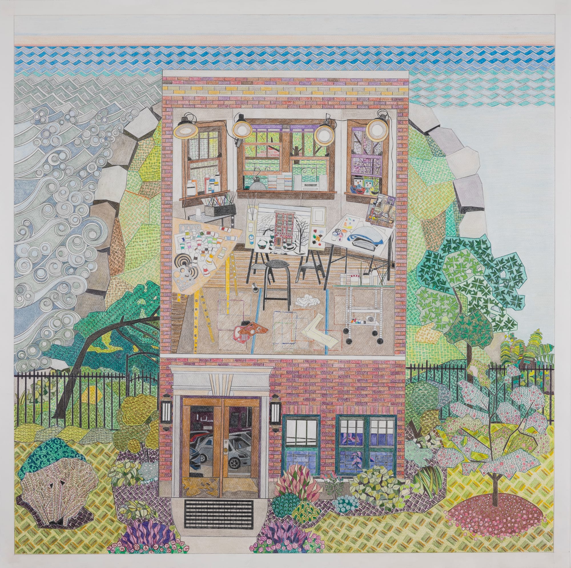 Ann Toebbe's Skewed Paintings Transform Architectural Spaces into Cherished Places2
