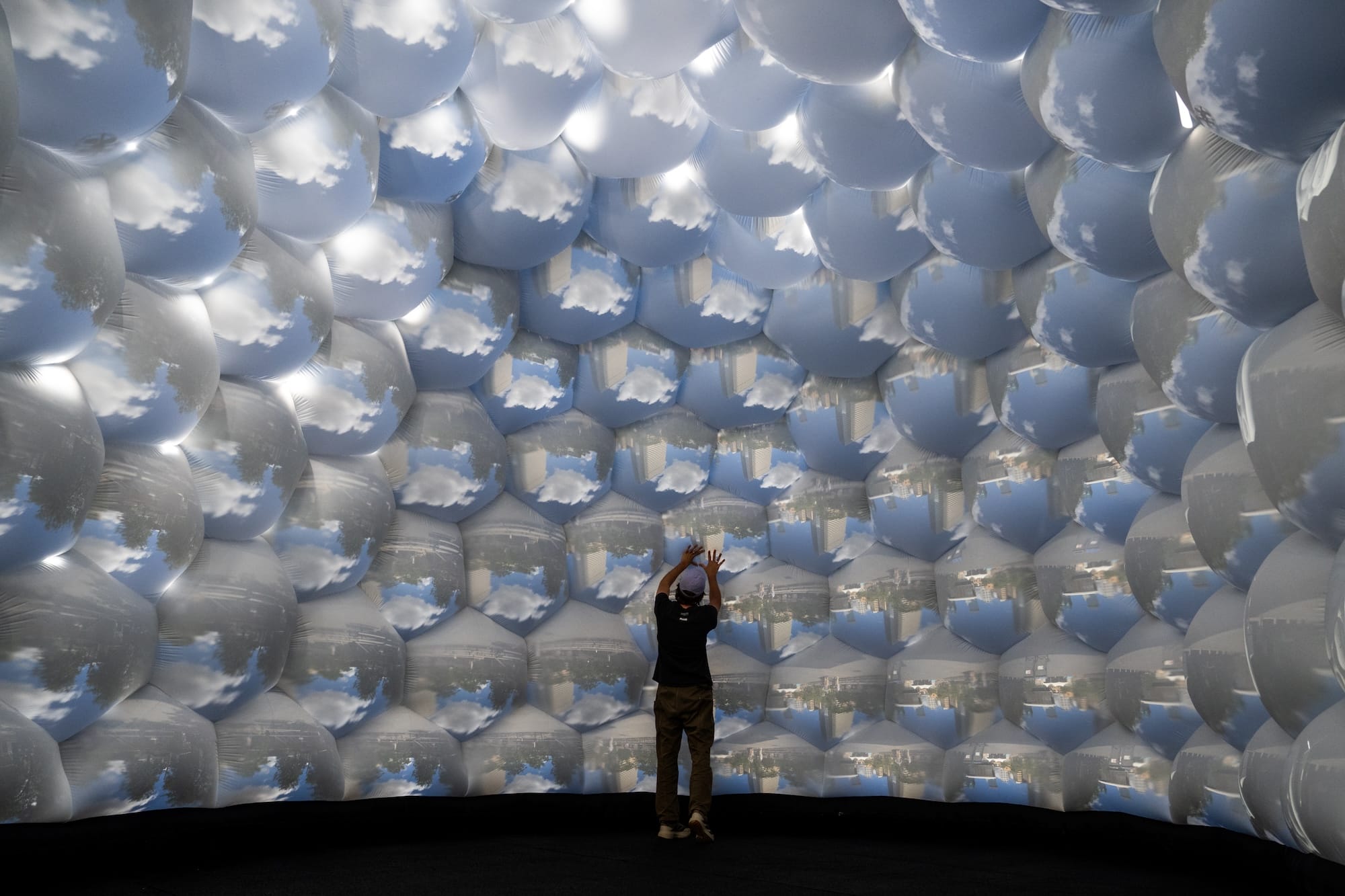 221 Camera Obscuras Fill Pneuhaus' Immersive, Inflatable, Image-Capturing Installation0