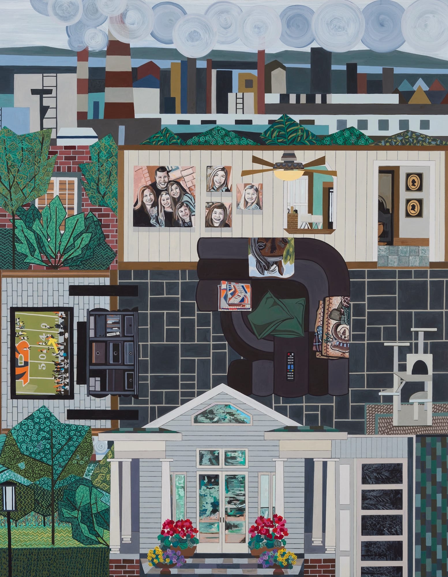 Ann Toebbe's Skewed Paintings Transform Architectural Spaces into Cherished Places4