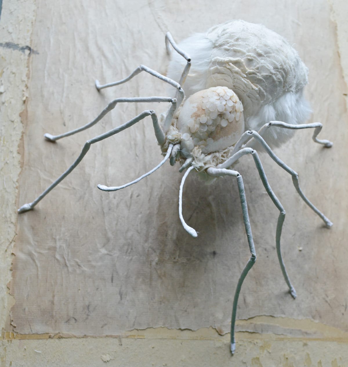 Oversized Spiders by Mister Finch Transform Vintage Textiles into Fairytale Sculptures5