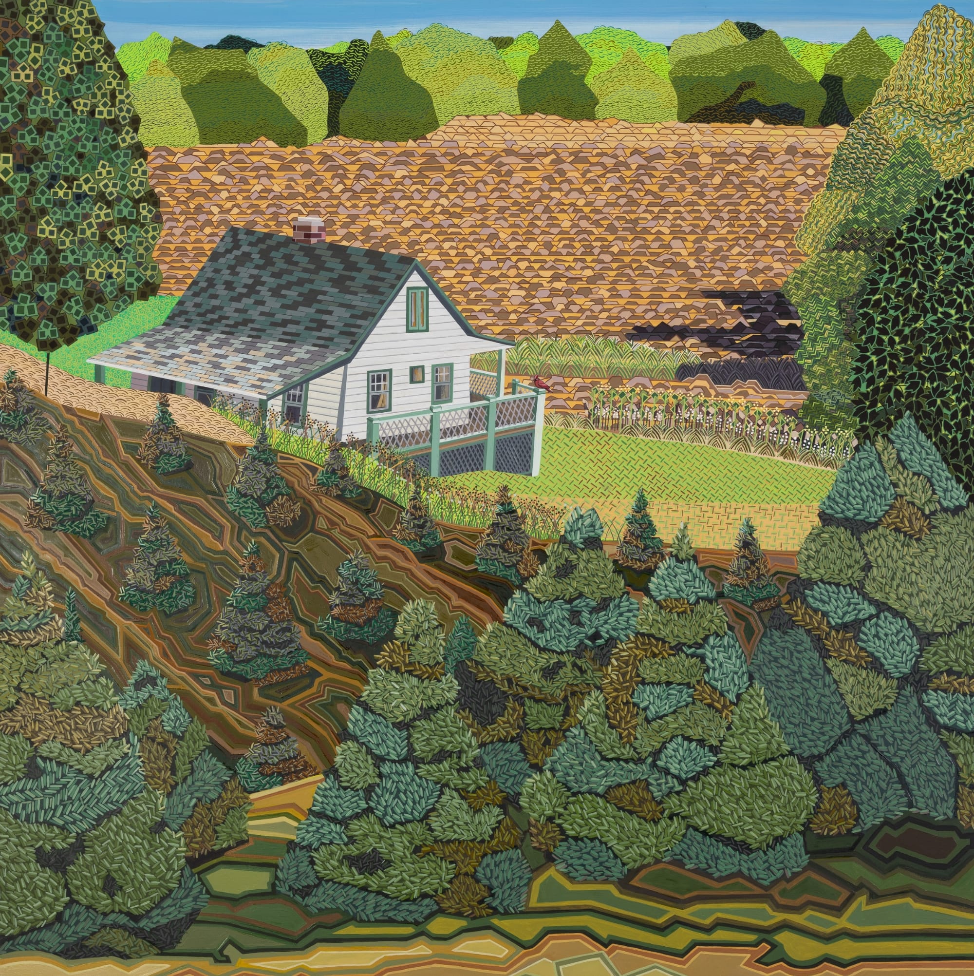 Ann Toebbe's Skewed Paintings Transform Architectural Spaces into Cherished Places0